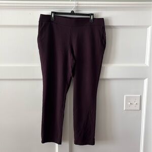 J Jill affinity French Terry Slim Leg pants Size PLG